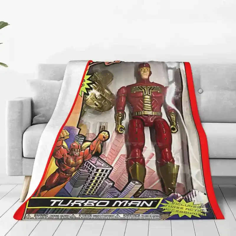 Turbo Air Conditioner Soft Blanket Turbo Man Man Action Figures Classic Comics Funny Christmas Humor Jingle All the Way