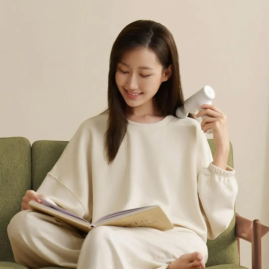 Xiaomi Mijia Fascia Gun 2C Mini Electric Neck Fascial Rechargeable 3 رأس تدليك 12 كجم دفع العضلات الاسترخاء تدليك الظهر