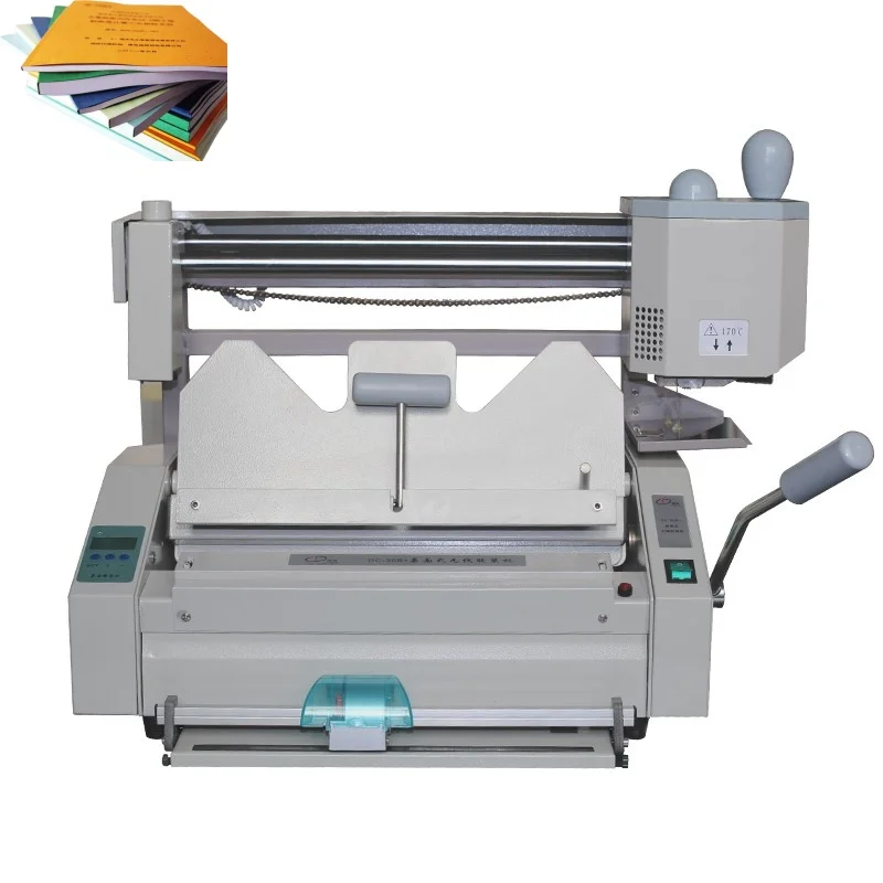Paper Thermal Hot Melt Glue Binding MachineDouble 100 Desktop 460mm/18inch Manual Glue Binder A3 A4