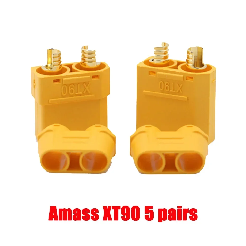 Skyquist 10 x Amass XT30 XT30U XT60 XT60H XT90 Rundstecker für RC Quadcopter FPV Racing Drone Lipo Batterie 3