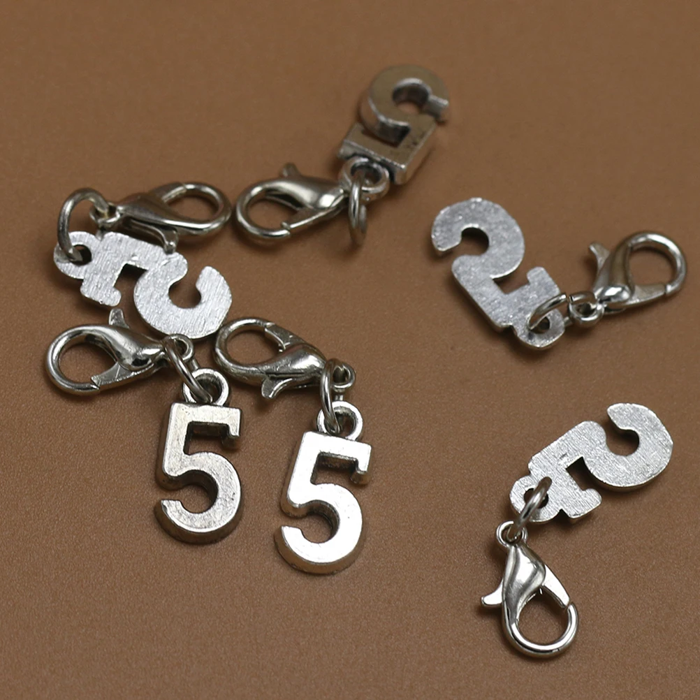 

20pcs Lobster Buckle Earrings Alloy Pendant Charms DIY Necklace Making Pendants Jewelry Craft Supplies Stylish Design