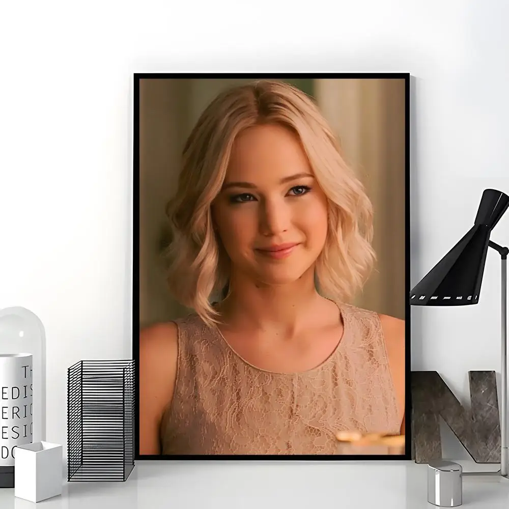 Famous actress Jennifer Lawrence Poster Aesthetic Dorm & Bedroom Wall Art Decor