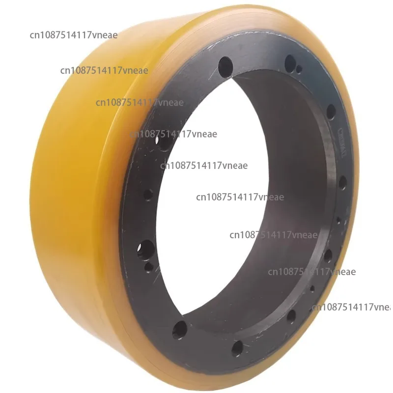 Electric forklift pallet handling truck drive wheel 210 * 75/83 eight hole stepped driving wheel