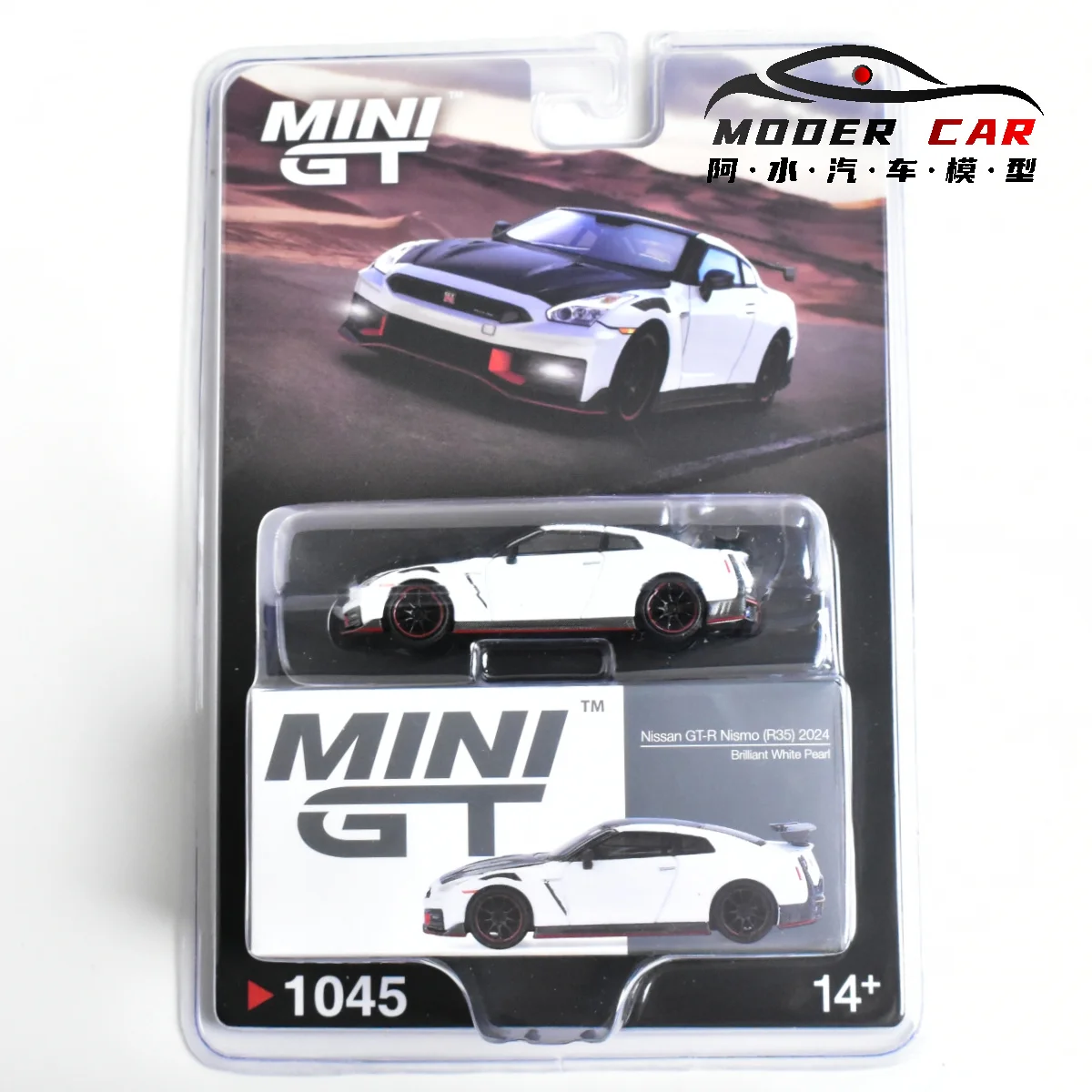 

Литая под давлением модель автомобиля MINIGT TSM 1:64 1045 GTR R35
