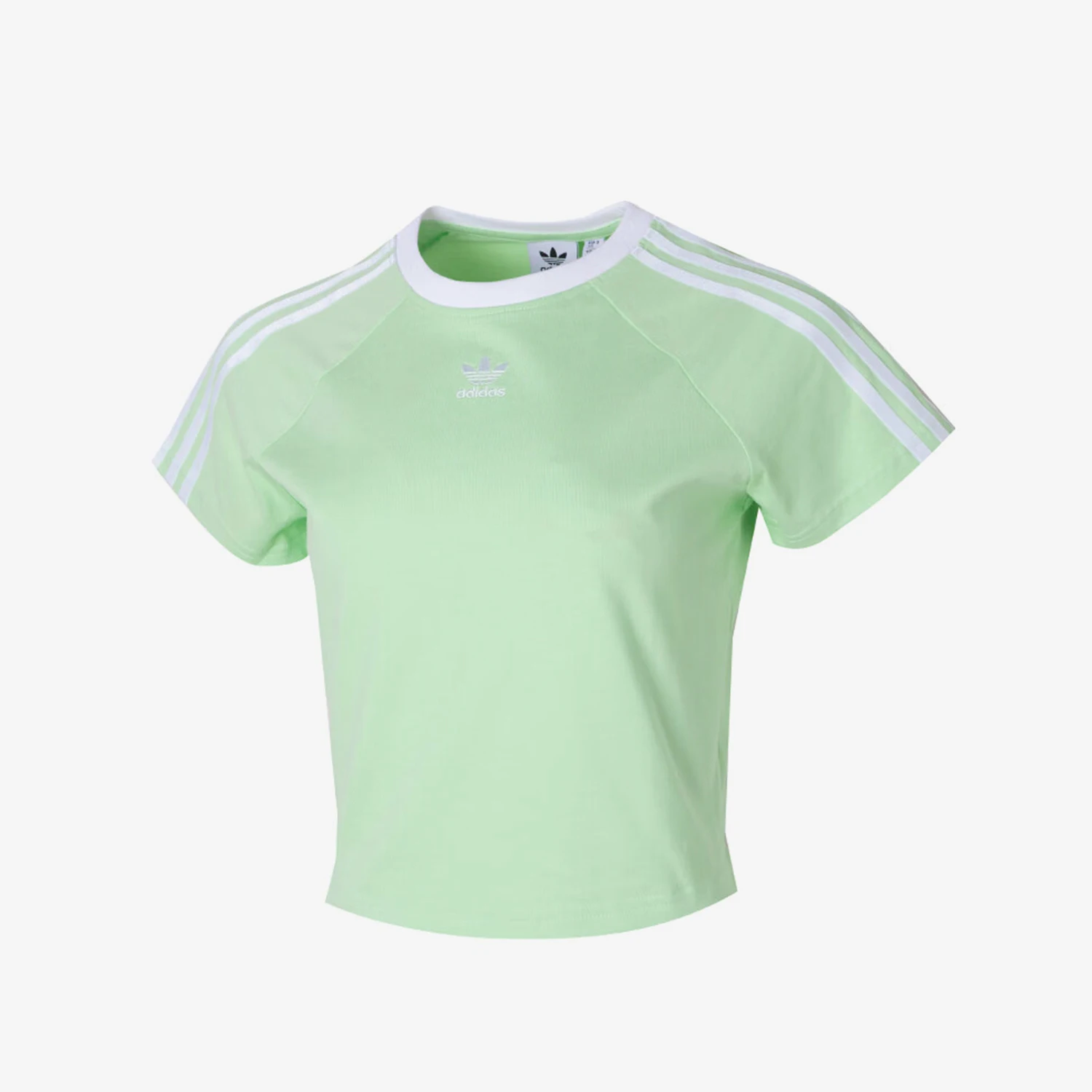 Adidas genuine genuine Three Stripes Women's Classic Striped Casual Sport T-shirt JC8705