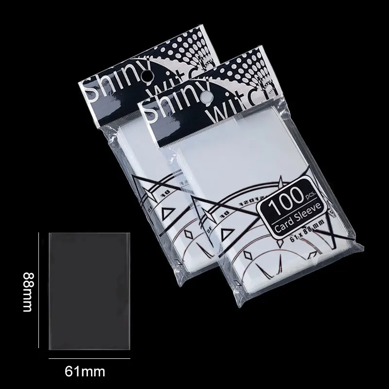 100pcs 65*90/61*88mm Card Sleeves Cards Protector Barrie for magical the gathering for mtg cards tcg board game card sleeves GYH