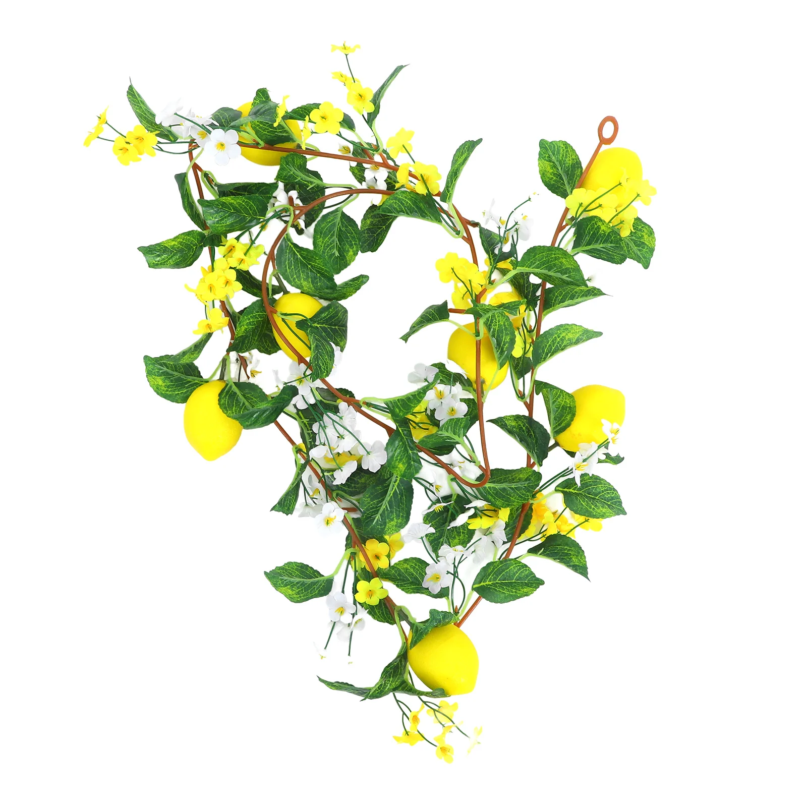 

Artificial Lemon Simulated Green Plants Home Decor Lemon Vines Decoration Spring Vine Wall Door Tree Holiday Crafts
