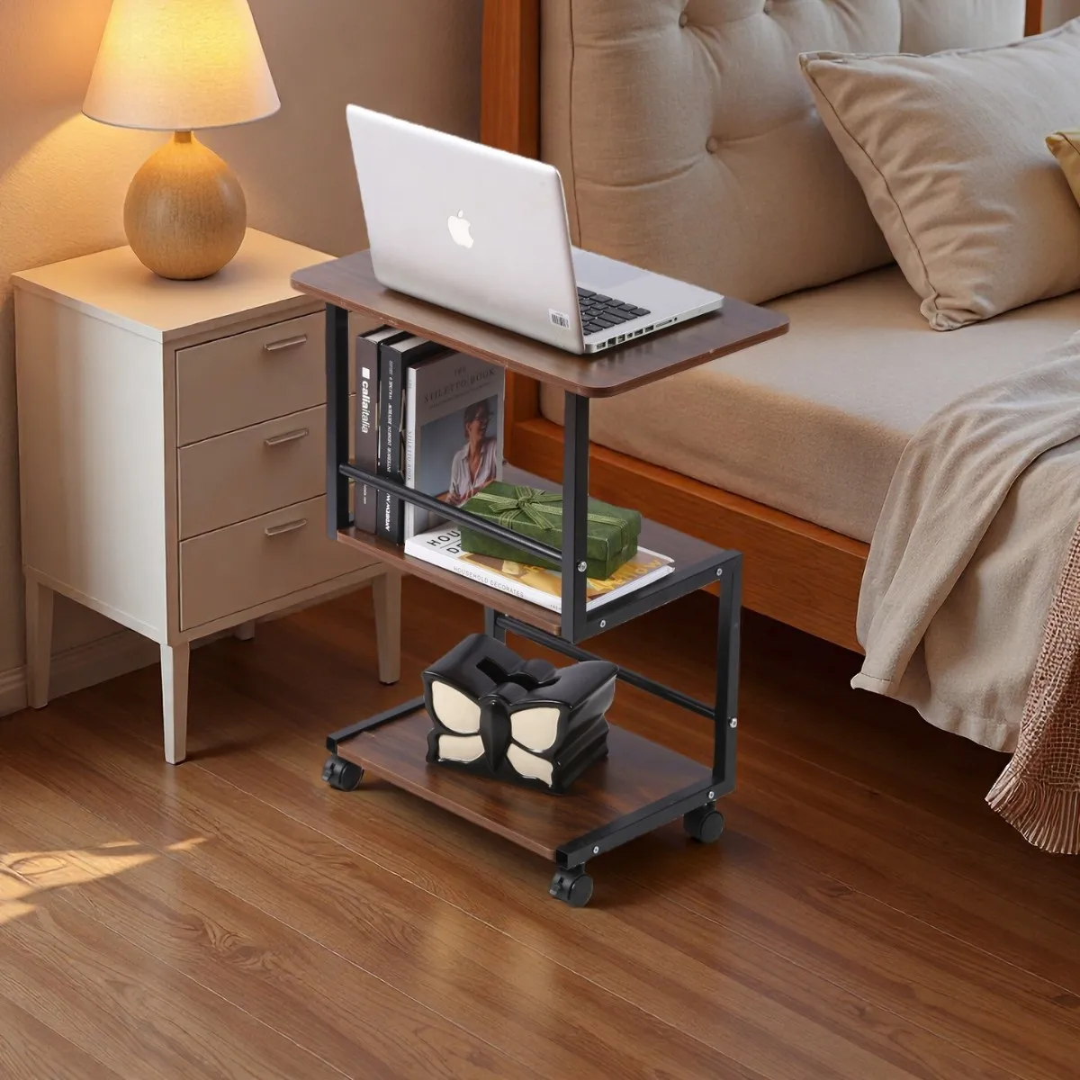 

Movable Lifting Bedside Table Multifunctional Wheeled Movable Lifting Table For Bedroom Home Student Dormitory Desk Side Table