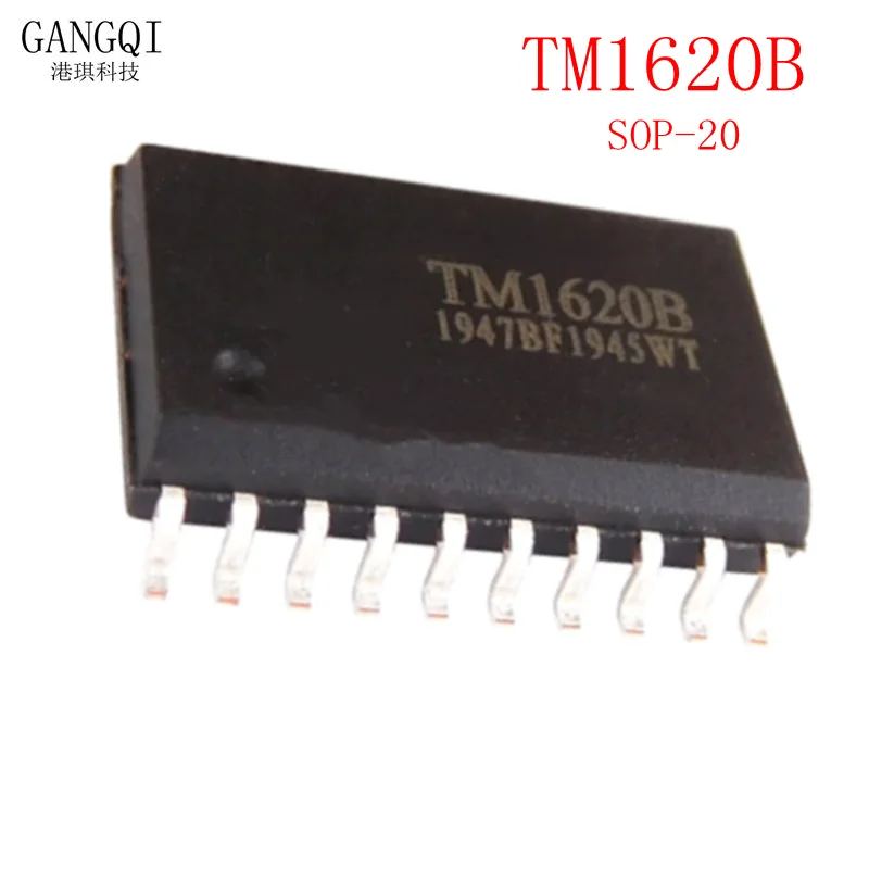 10 PCS TM1620B LEDIC TM1620 SOP-20 circuito integrado Novo IC