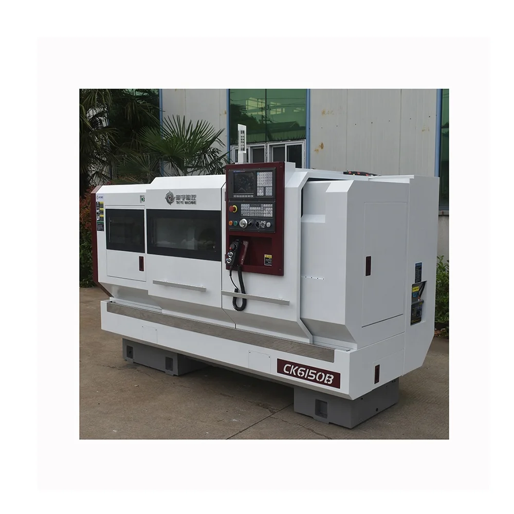 Flat Bed Hine Price Hiah Quality Ck6150 Cheap Cnc Horizontal Lathe Metal Manufacturing Plant Single Provided Gearbox 82
