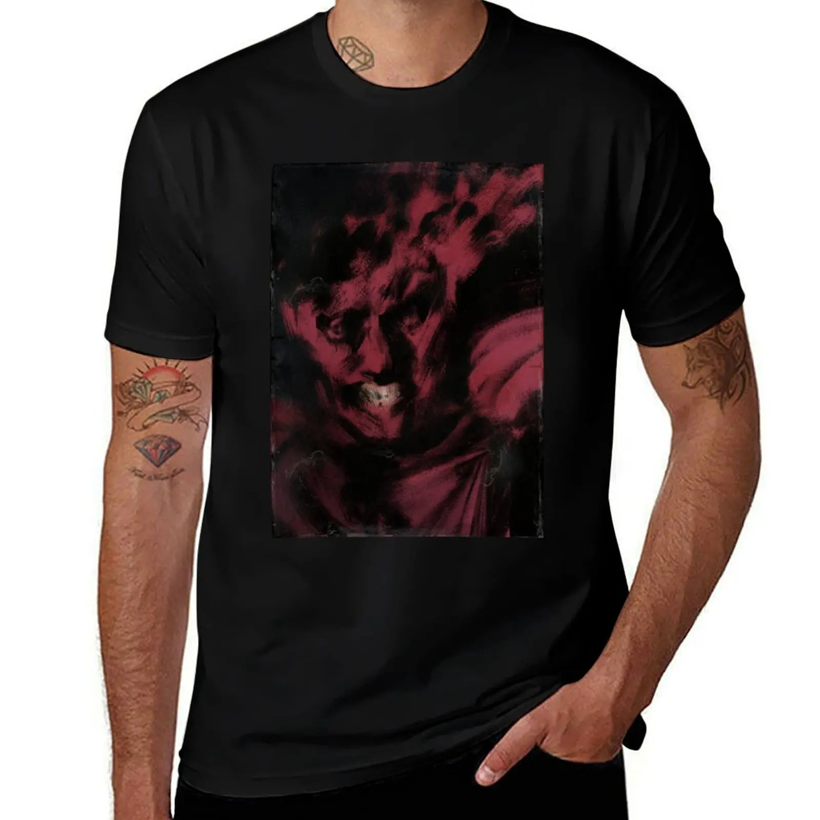 

Disco Elysium - Half Light Artwork T-Shirt croswit shirt man luxury designer street wear sweat shirts, men