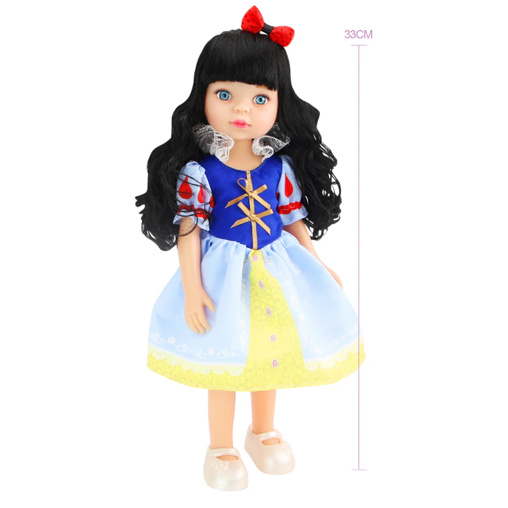 ตุ๊กตาเหมือนจริงขนาด 13 นิ้วสำหรับเด็กผู้หญิง, ตุ๊กตาขยับได้พร้อมชุดแต่งตัว, ของขวัญสะสมวันเกิดสำหรับเด็ก