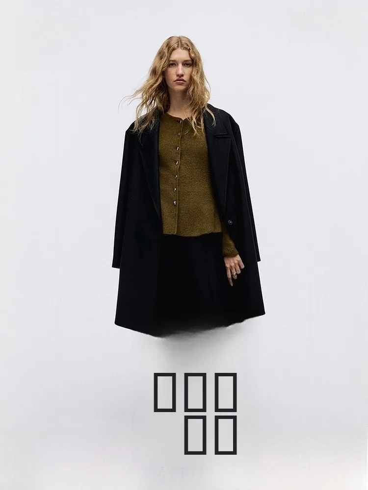 

H&M Women's Knitted Cardigan Spring Autumn Winter Skirt Sle Hem Open Cardigan Ele Lady Feel Casual Fit Polyester Blend