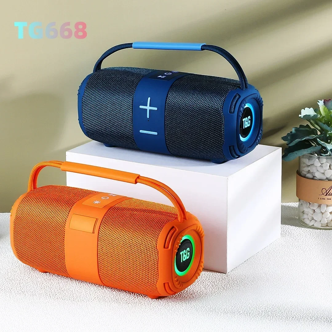 TG668 Caixa De Som altoparlante Bluetooth 50W colonna portatile ad alta potenza per PC altoparlanti per Computer Subwoofer Music Center Boom Box