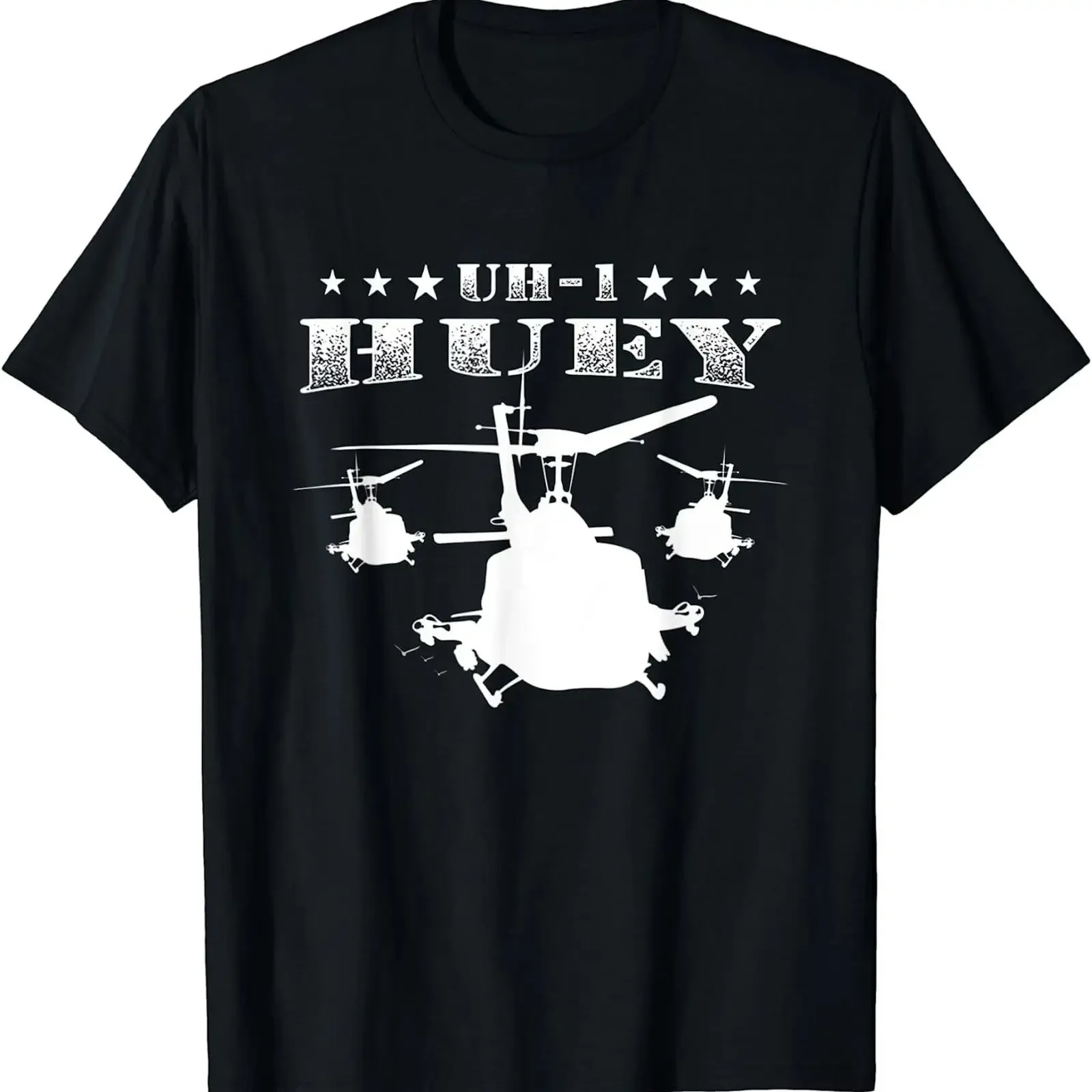 Uh 1 Huey Helicopter Pilot Crew Chief Door gunner T Shirt Size S 5XL vintage Washed designer clothes streetwear fashion Stylish