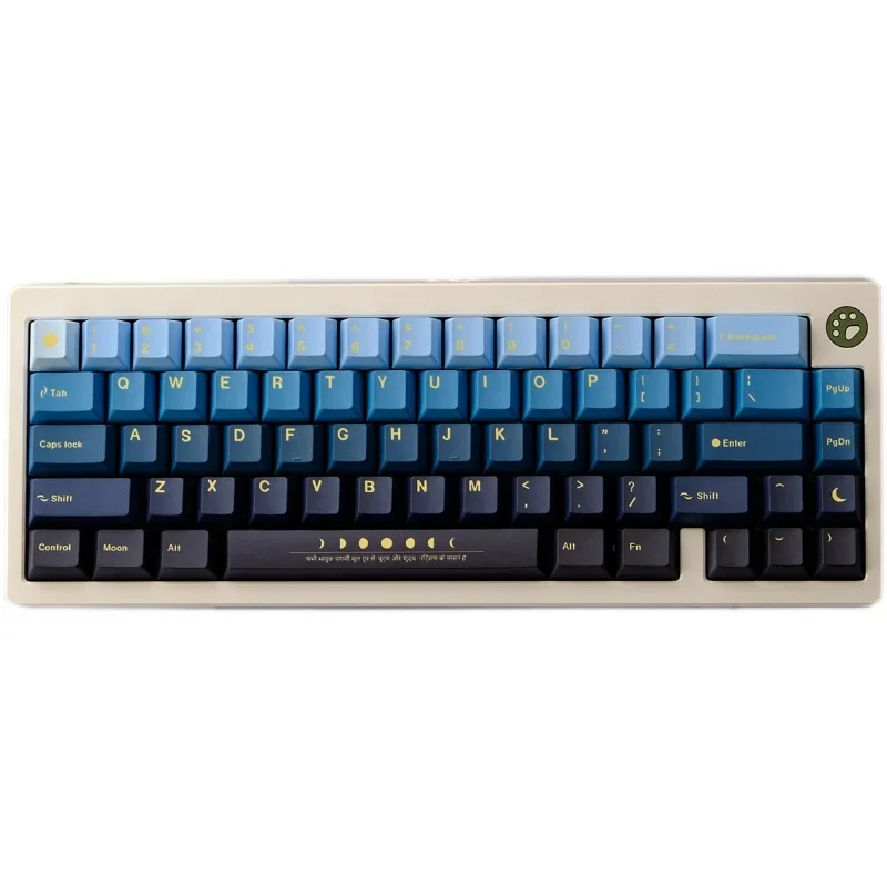 

129 клавиш Moonrise Cherry Profile PBT Double Shot колпачки для переключателей Cherry Gateron MX, механическая игровая клавиатура для геймеров