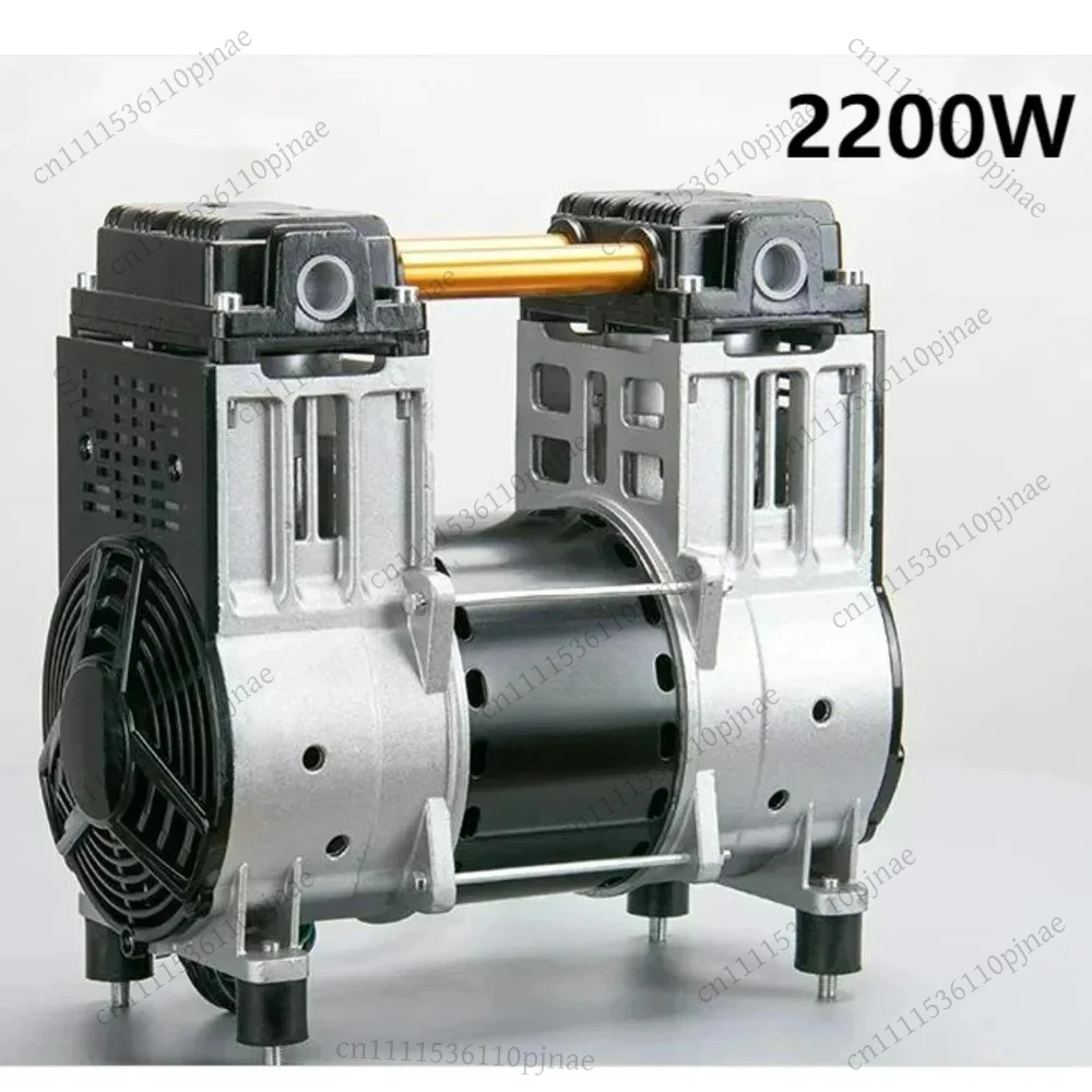 

2200W 220V 200L/min 0.7mpa Silent Oil-free Engine Pump Head Pump Head Air Compressor Accessories Pumping Copper Wire