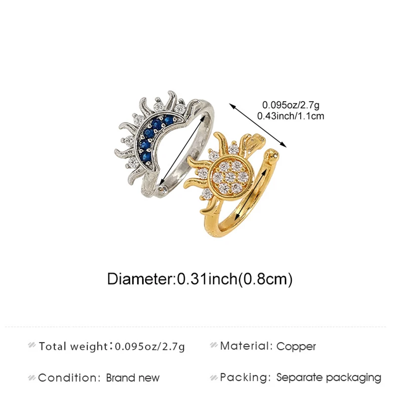 GANPUP Exquisite Shining Star Moon Ear Bone Clip Earrings For Women Daily Wear Fashion Ear Clip Jewelry Gift Accessories Cерьги