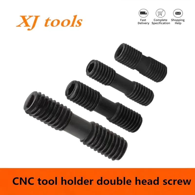 Free shipping 10pcs Clamp Screw ML0520/ML0620/ML0625/ML0630/ML0830/ML1022 CNC lathe Turning Tool Spare Screw Double screw