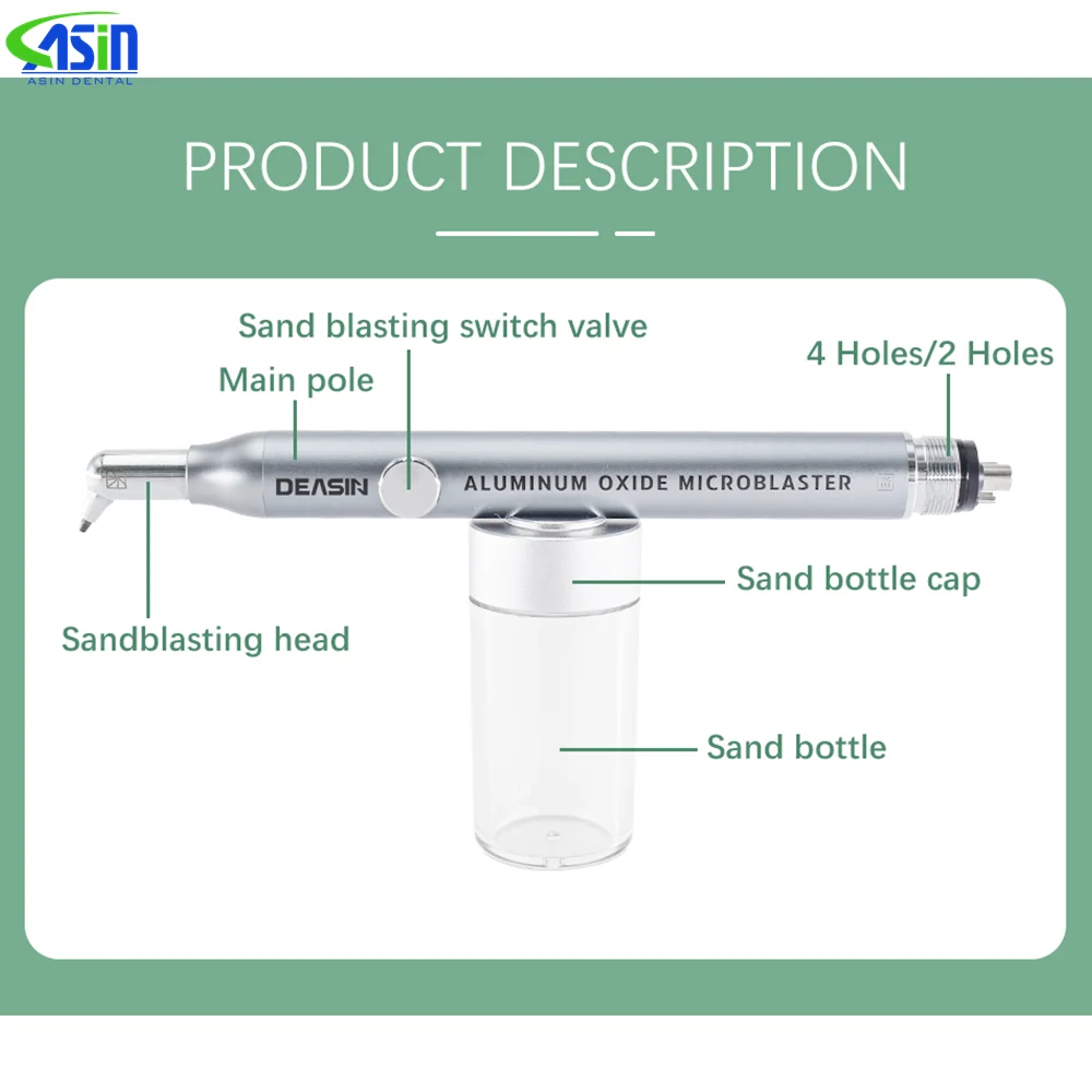 Dental Micro Blaster with water spray Interface Microetcher Sandblasting Alumina Oxide Gun Air Abrasion Polisher Dentistry Tools