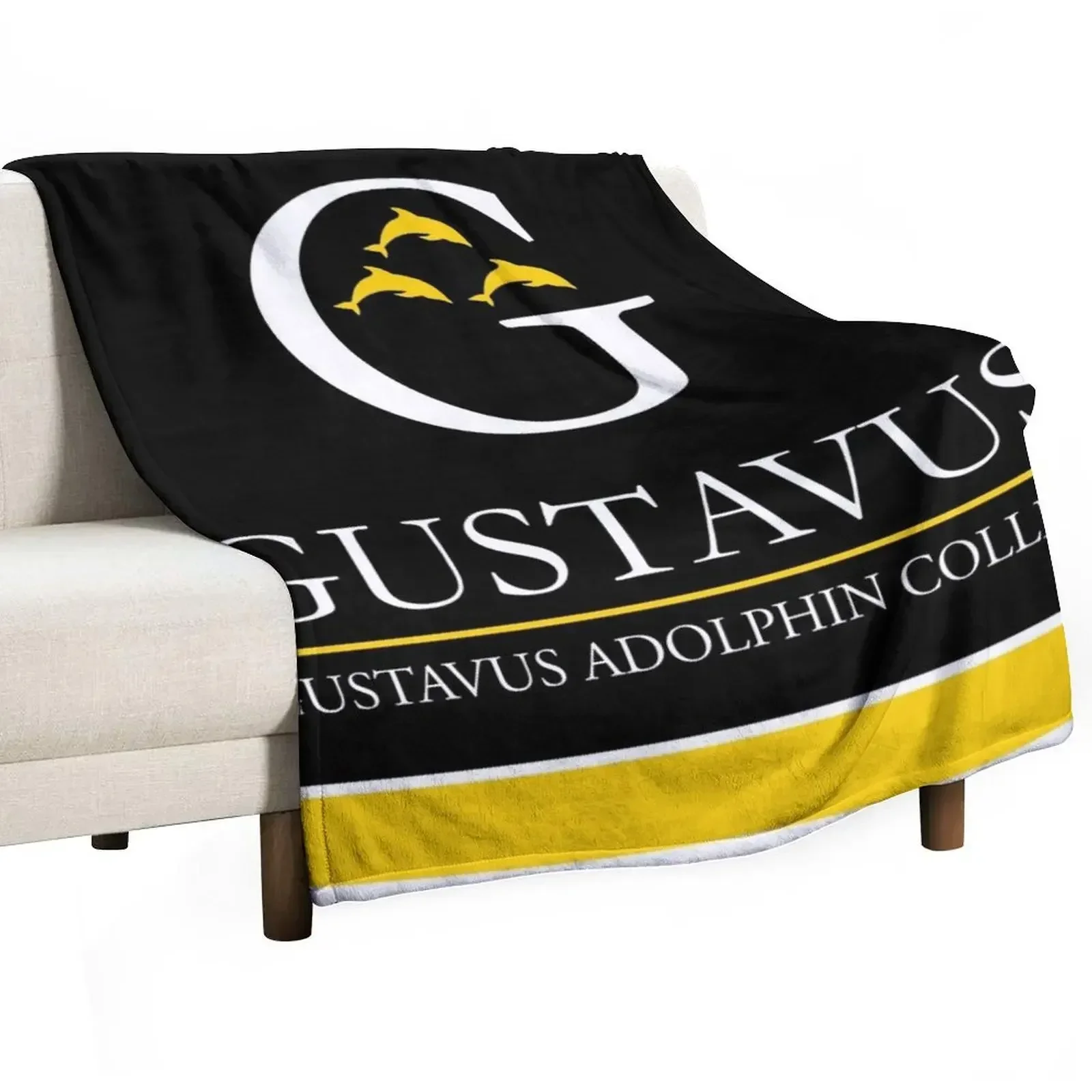 

Gustavus Adolphin College Throw Blanket Decoratives Softest Blankets