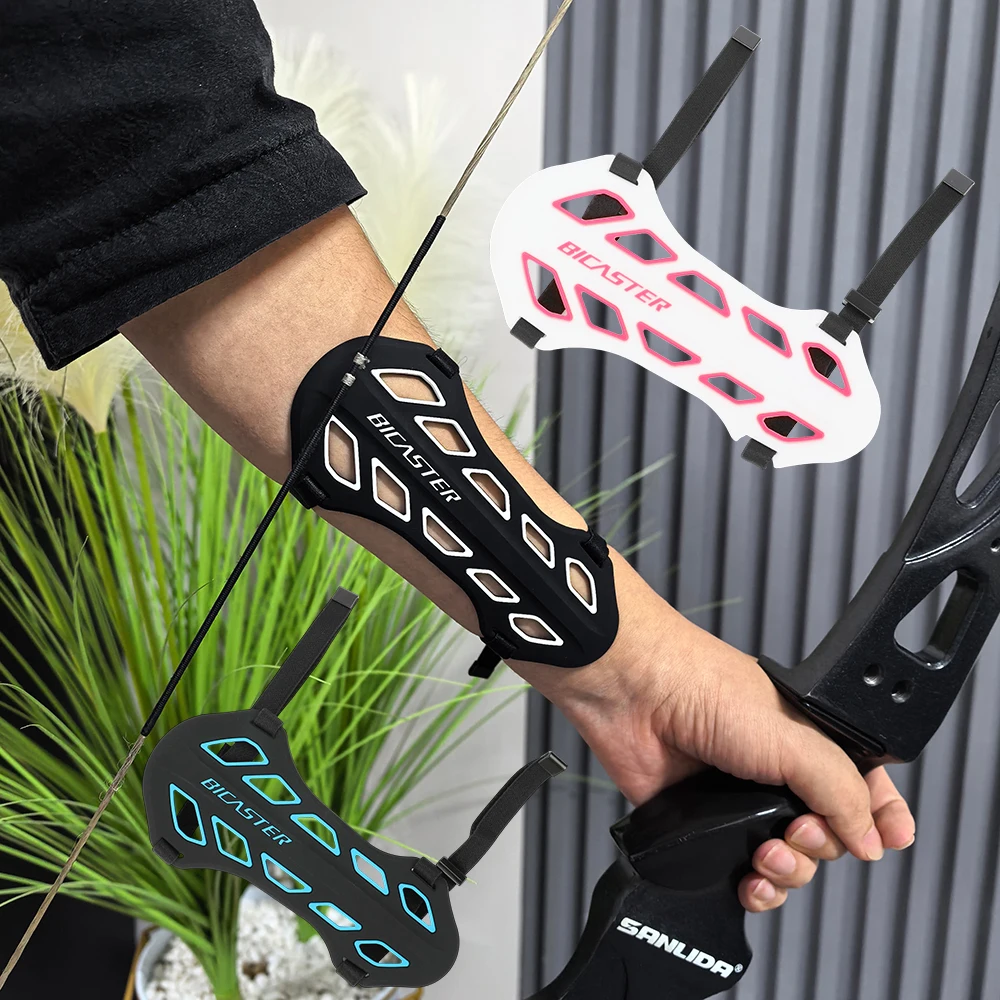 

1pc Archery Armguard Silicone Recurve Longbow Traditional Bow Compound Bow Shooting Hunting Arm Guard Accessory