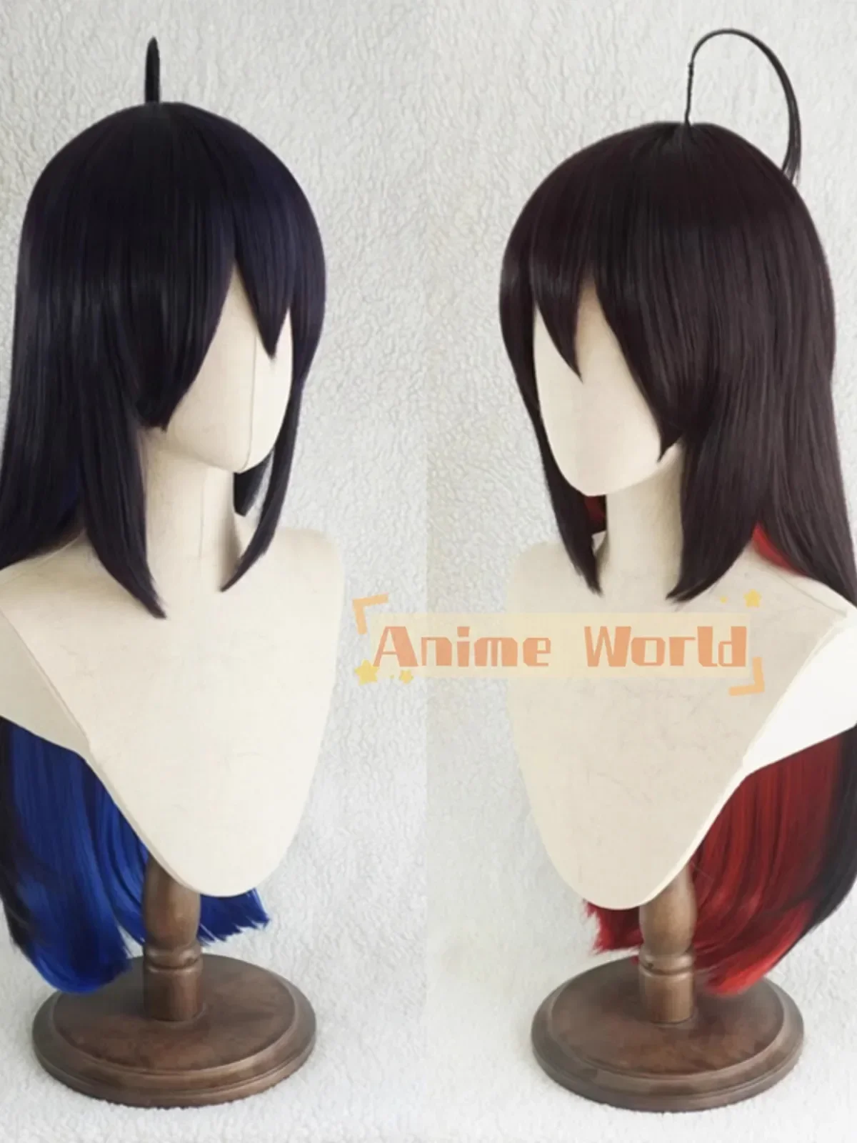 Ashes of The Kingdom Liubian Cosplay Wig Long Black Heat Resistant Synthetic Hair Halloween Party Role Play Wigs + Wig Cap