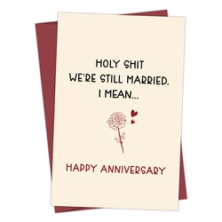 1PC Funny Anniversary Card,I Promise to Always Be by Your Side,Birthday Card for Husband Boyfriend,Valentines Day for Him Her