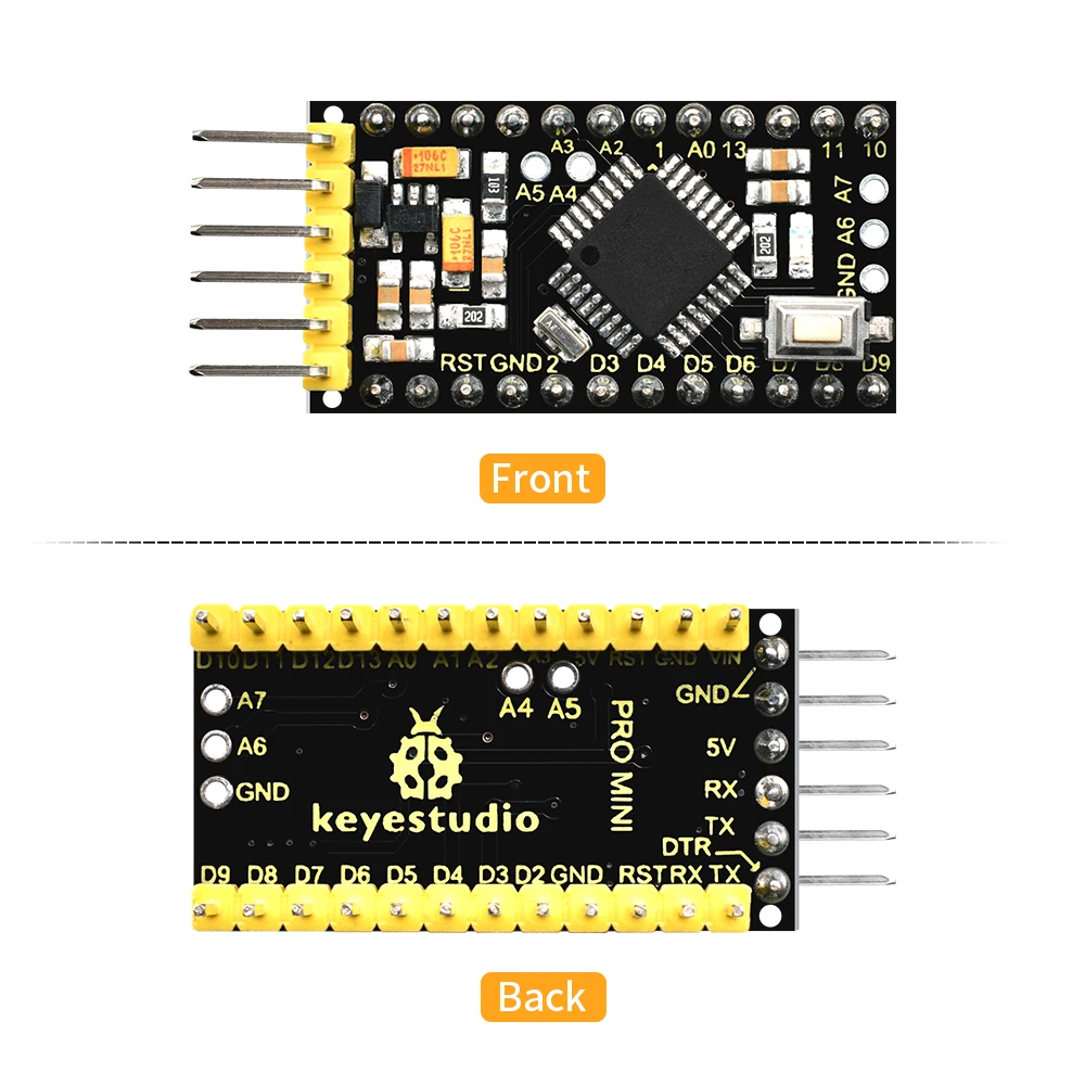 Keyestudio 5V/16MHZ ProMini Original ATMEGA328P Development Board For Arduino DIY Projects