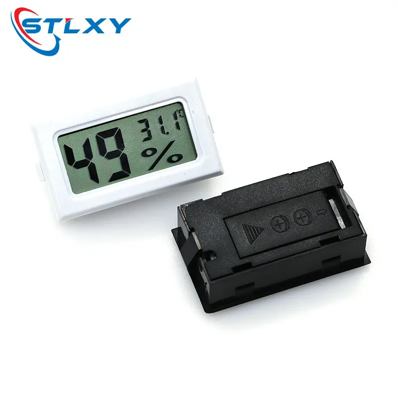 ميزان حرارة رقمي LCD صغير مع كابل ، مستشعر درجة الحرارة الداخلي ، جهاز قياس الرطوبة #5