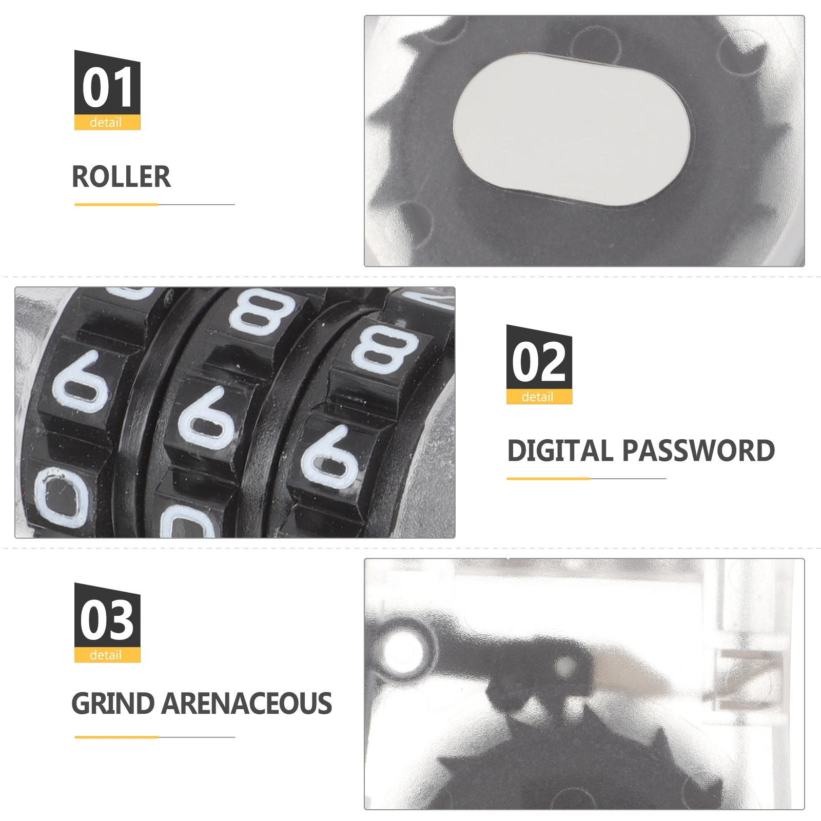 

Professional Outdoor Coded Anti-Theft Lock Multi-Use 3-Digit Password Bike Snowboard Scooter Compact Lock Snowboard Gear