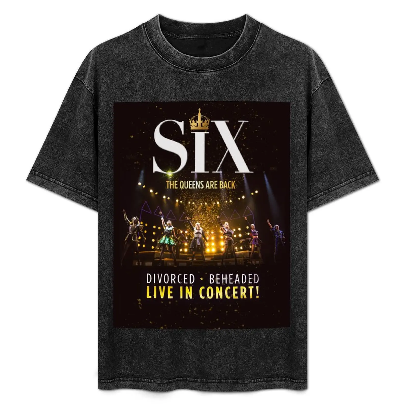 

Футболка с плакатом Six The Musical Australia Sydney для любителей спорта, быстросохнущие черные облегающие футболки для мужчин