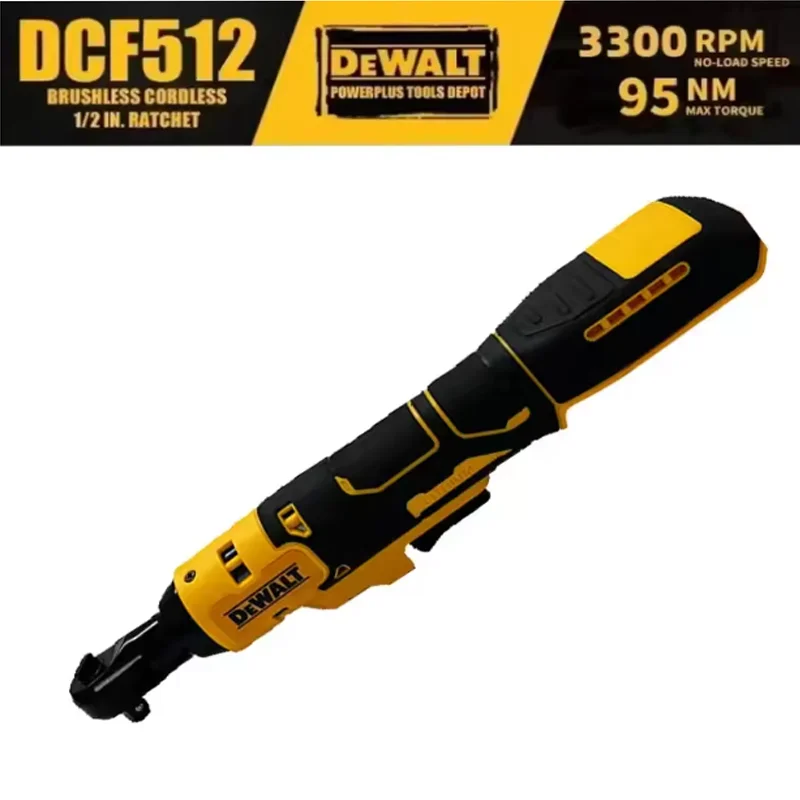 

DEWALT 18V DCF512 Ratchet Wrench Atomic Compact Brushless 1/2 In. Engineered Variable Speed Control Cordless Ratchet Wrench
