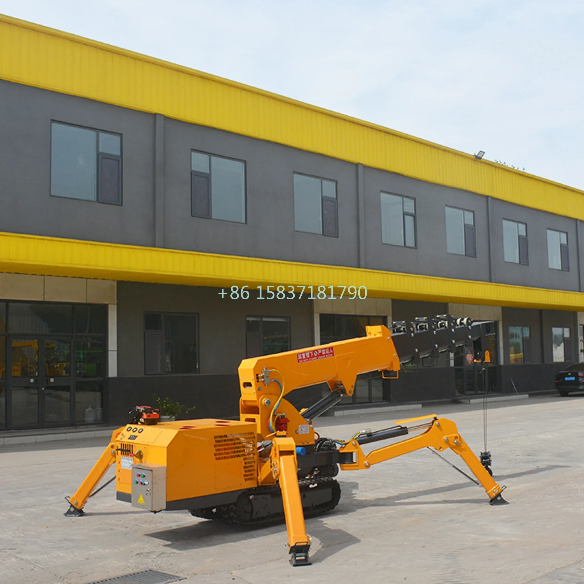 Hot Sale Engineering Spider Crane Machine Mini Crawler Spider Crane Lifter Hydraulic Telescopic Outrigger Mobile Spider Crane - Image 4