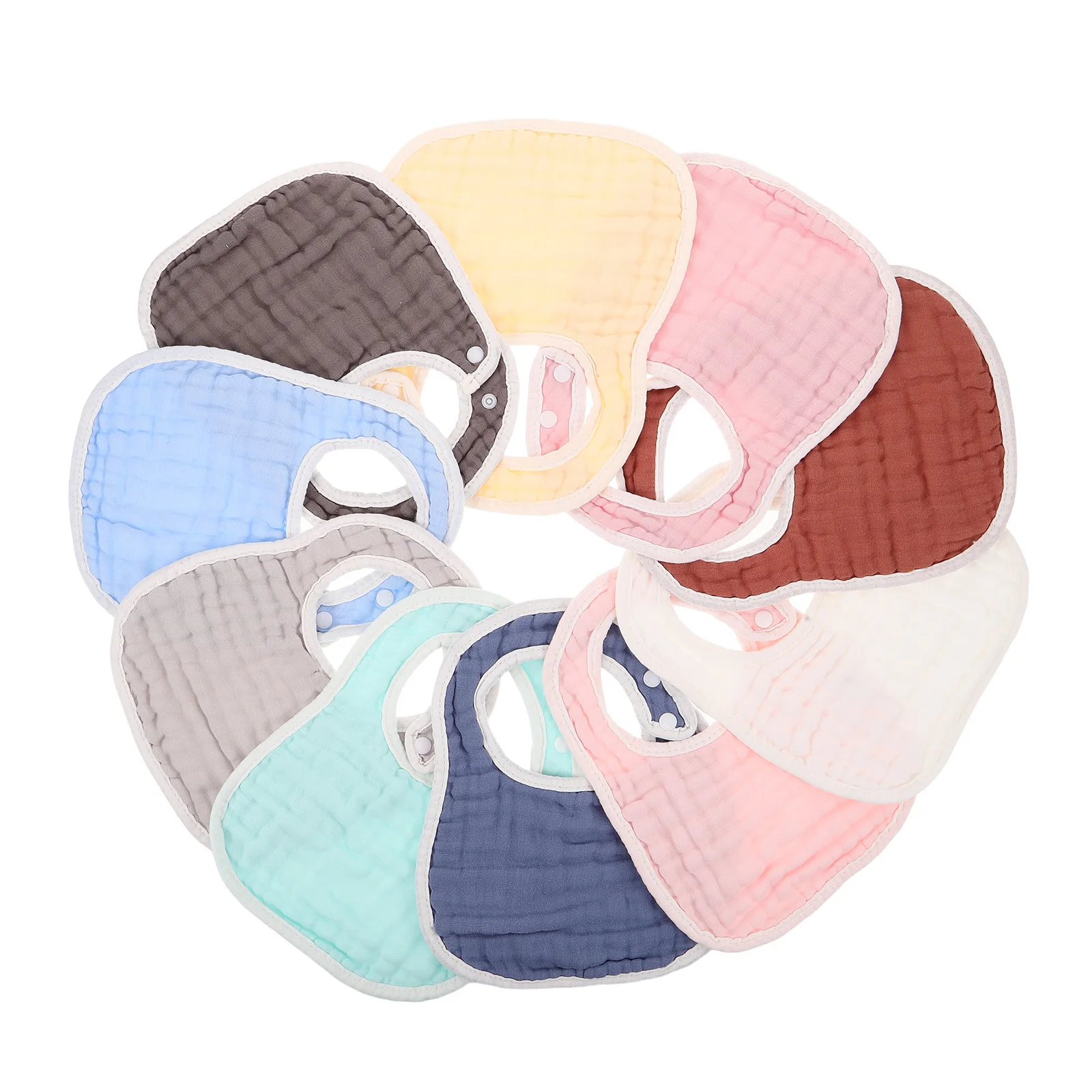 

Baby Feeding Bibs Silicone Soft Waterproof Adjustable Leak Proof Easy Bibs Comfortable Design for Newborns Toddlers