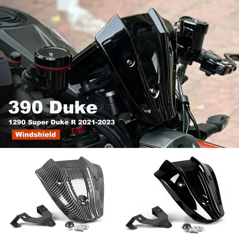 Image of Frontscheiben-Deflektor, vordere Abdeckung, kleine Windschutzscheibenverkleidung für Motorräder, passend für 390 Duke 390 2024-2026 und 1290 Super Duke R 2023