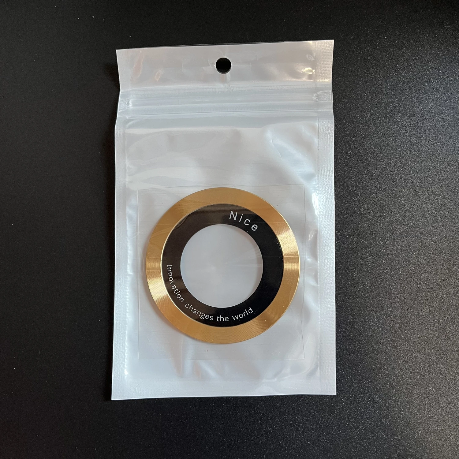 1 Stück Magnetischer Metallring Universelle Handy-Magnetplatte Selbstklebend für Kabelloses Ladegerät – Detail 3