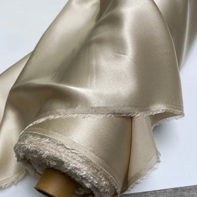 

16 мм натуральная эластичная атласная шелковая ткань «сделай сам», подкладка для шитья, платье, рубашка, топы, пижамы, одежда, модная ткань, материал по метрам