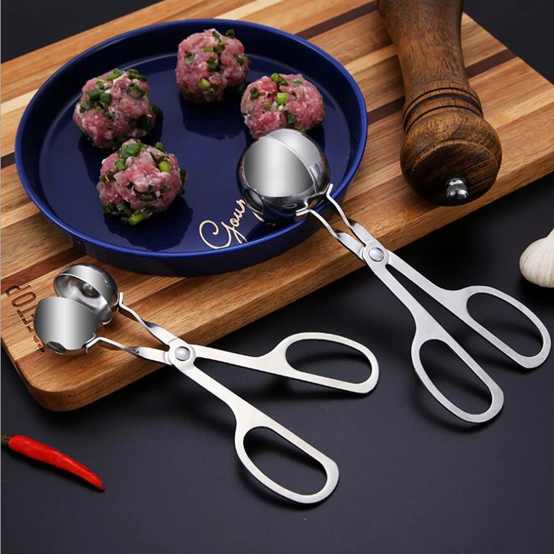 Meatball Maker Clip Fish Ball Rice Ball Making Mold Stainless Steel Form Tools Kitchen Accessories Gadgets cuisine cocina