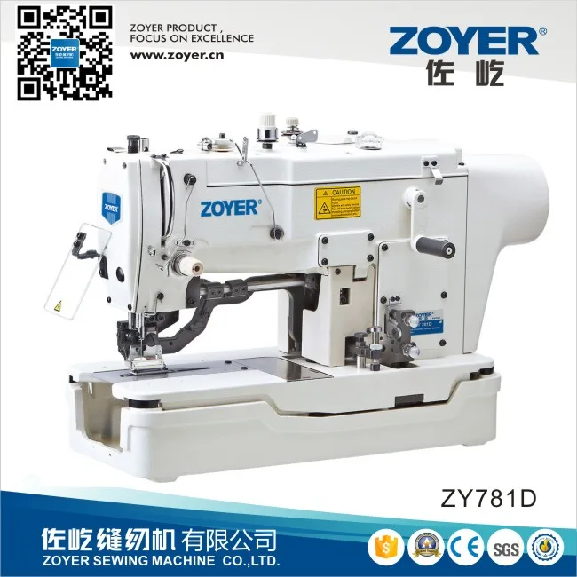 ZY781D Zoyer Direct Drive Button Holing Industrial Sewing Machine