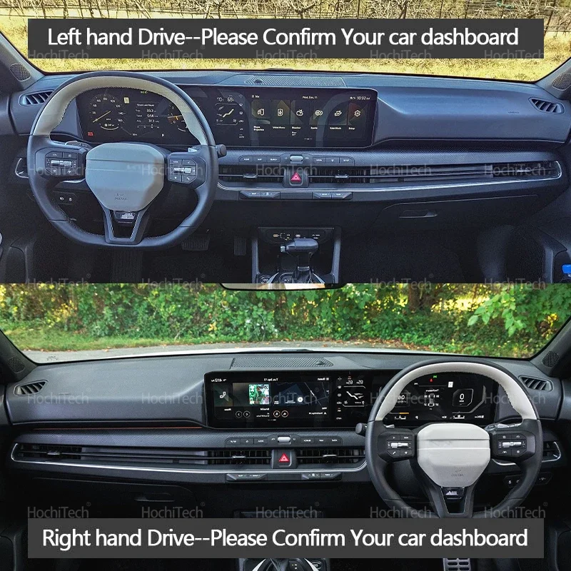 Auto-Armaturenbrett-Abdeckung, rutschfeste Matte, Schutzpolster, Sonnenschutz, Teppich, Teppich, Armaturenbrett-Matte für Kia K4 CL4 LX GT-Line 2024 2025-Present – Detail 6