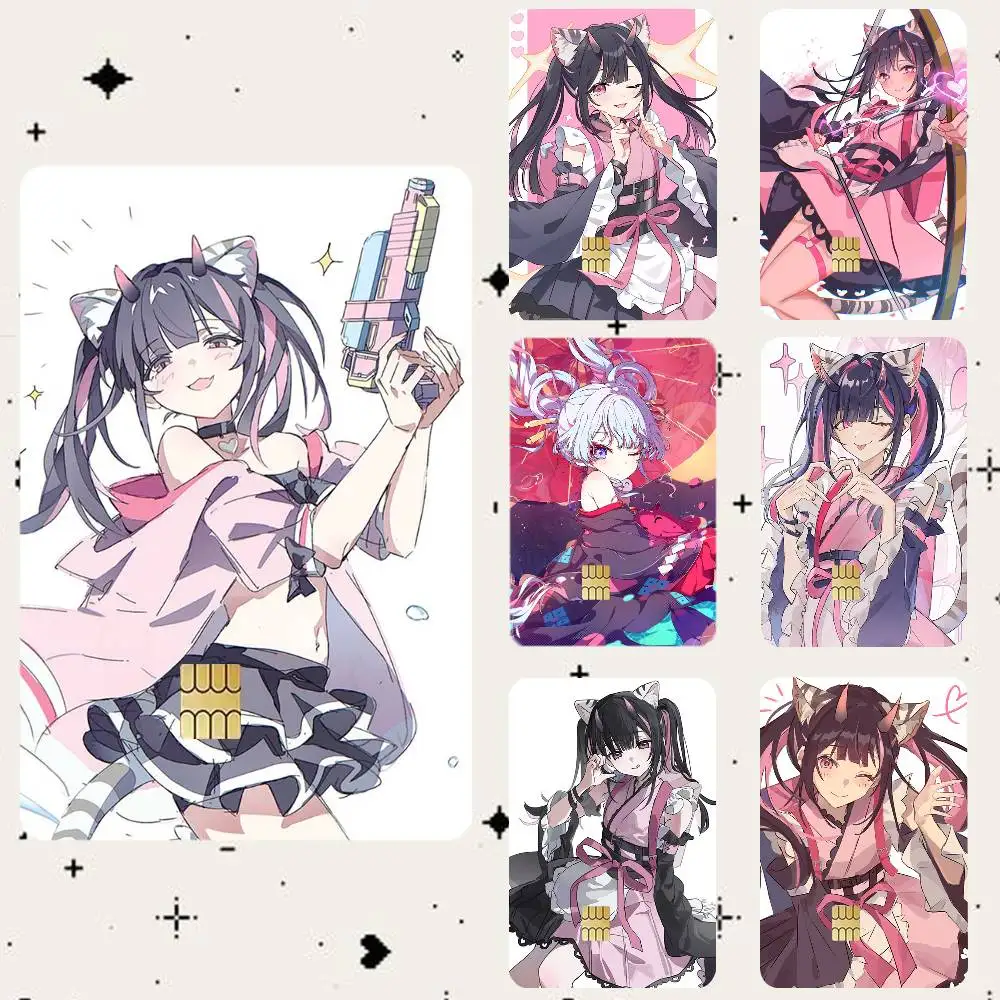 Noi Komazawa Cosmic Princess Waterproof Bank Card Sticker Skin for Credit Debit Chip Cards Decorative Cover Film