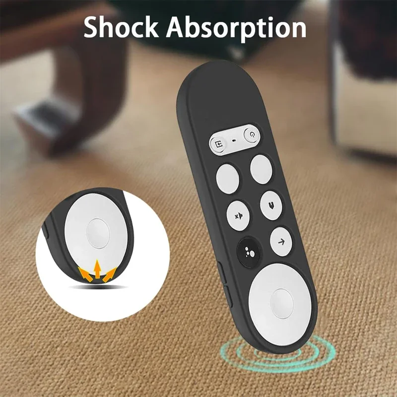 Silicone Case for Google TV Voice Chromecast Remote Protective Cover Accessory view 4