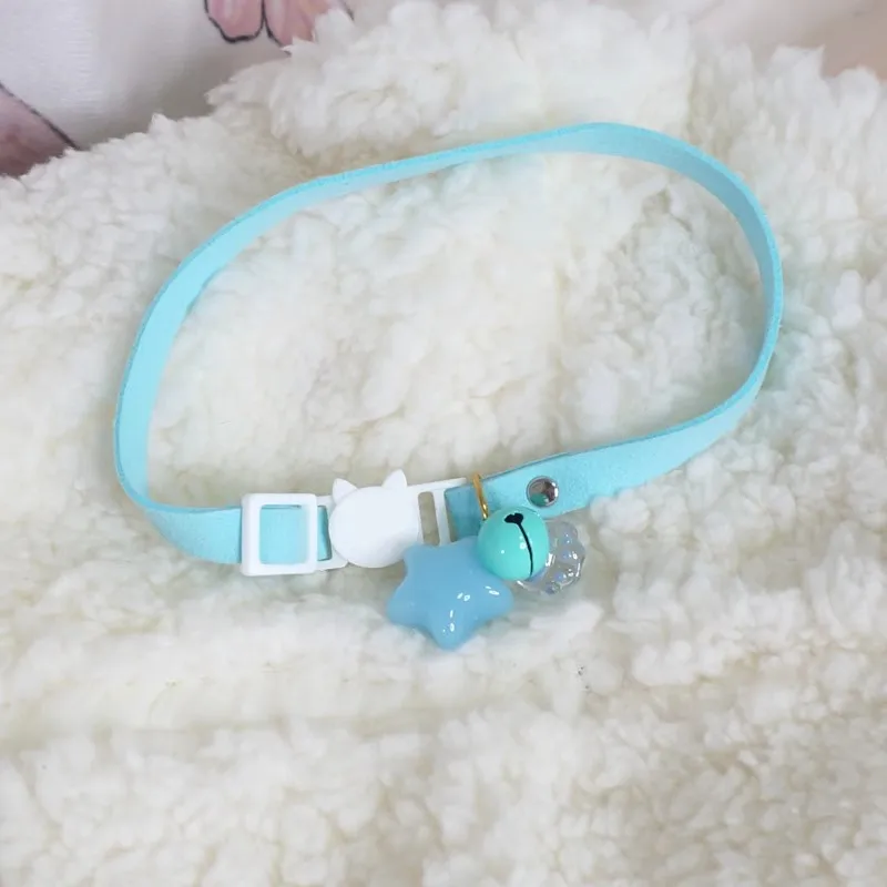 Japanese Lolita Original Sweet Cat Claw Bell Star Collar Choker Y2K Cute Girl Harajuku Wind Jewelry Soft Girl Necklace
