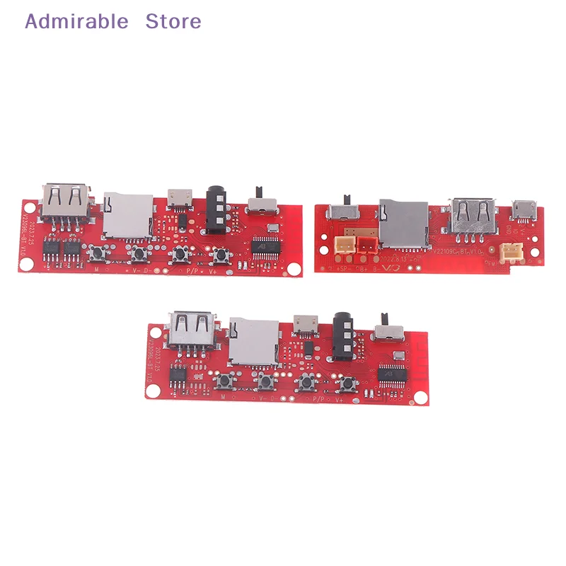[W]Bluetooth Audio Circuit Board With Wires Bluetooth Module Amplifier Board DIY Bluetooth Module With Charging Port