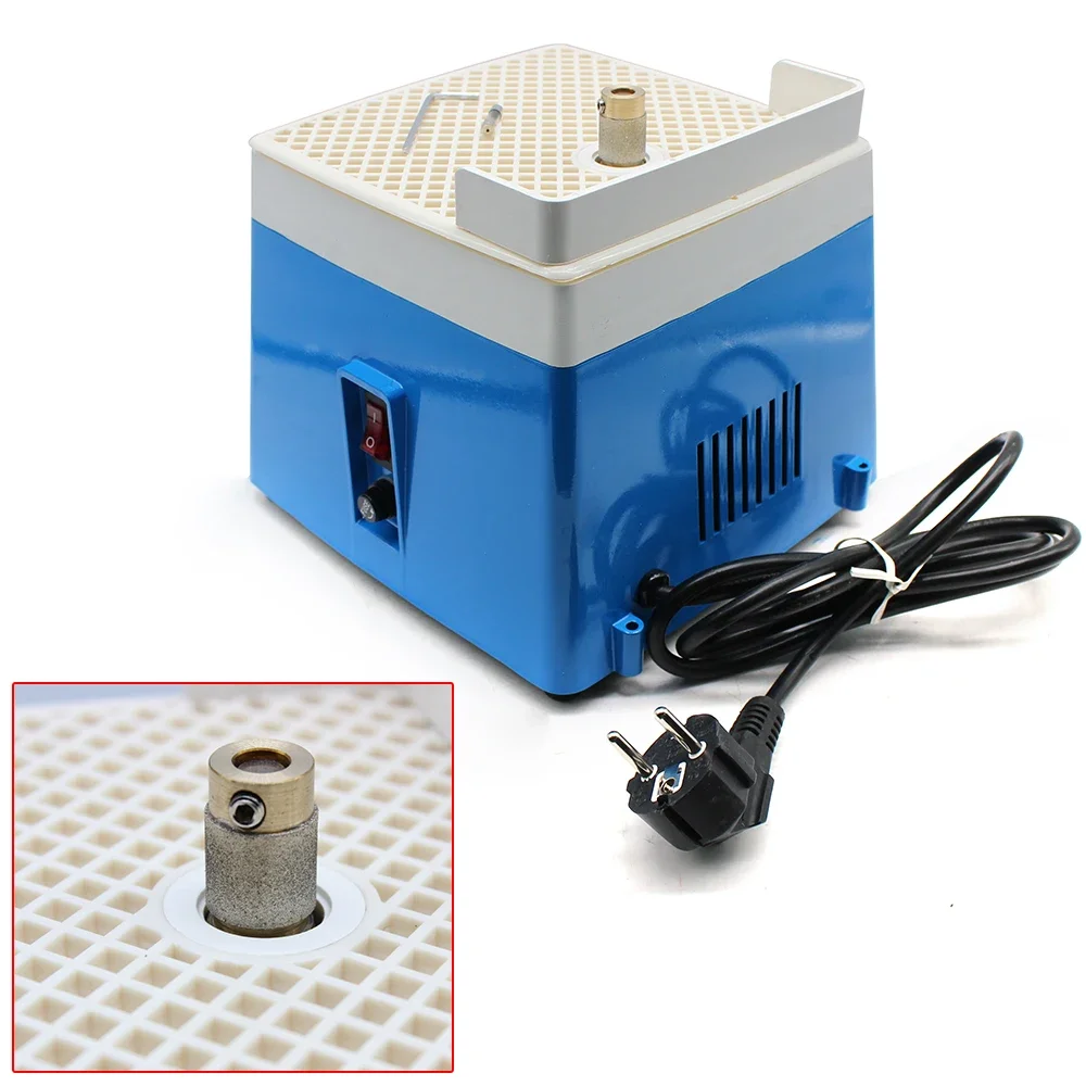 

Hotsale Mini Portable Stained Grinder 220V 65 W Diamond Glass Art Grinding Tools Blue with MCBL58 Grinding Wheel