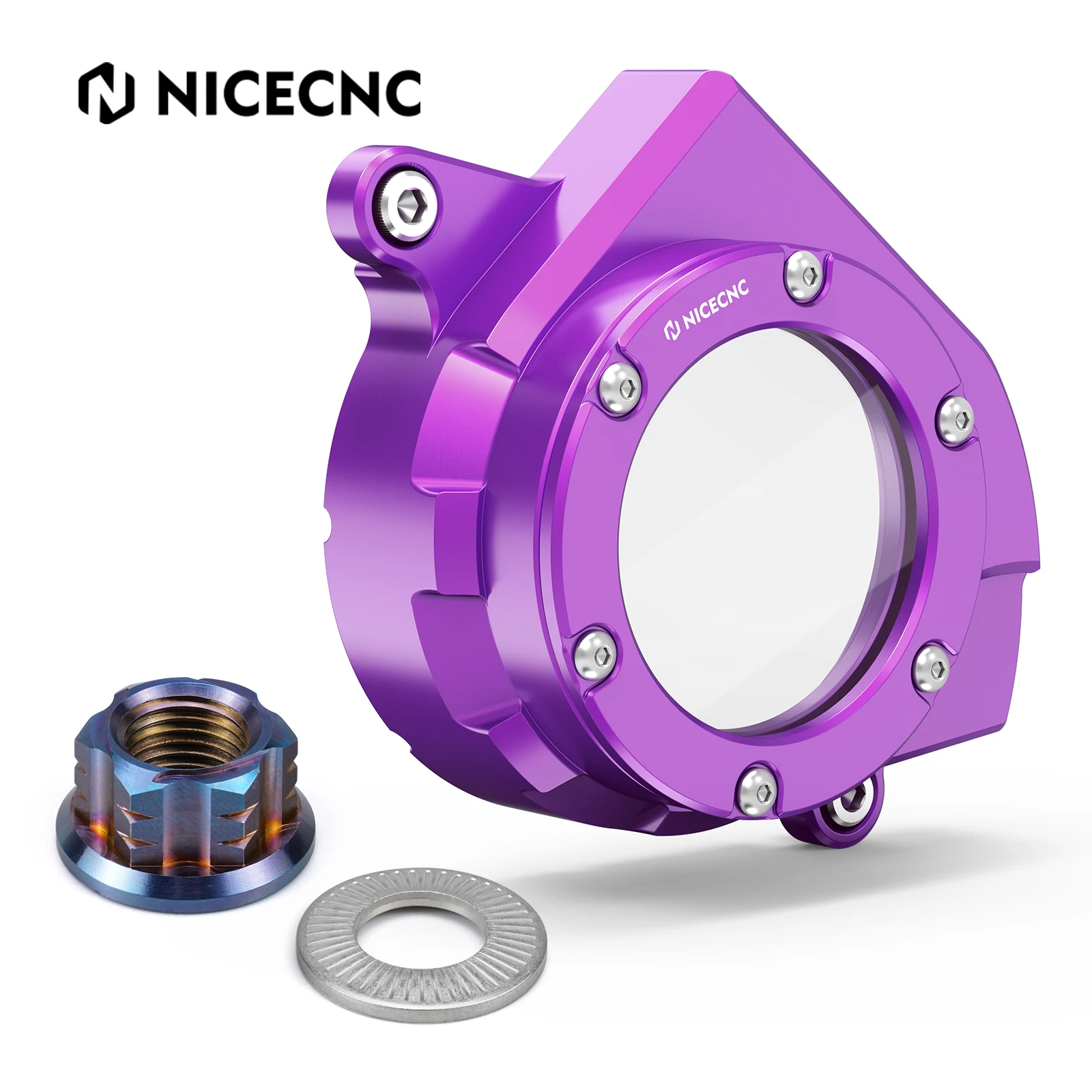 AliExpress NICECNC For Surron light bee X light bee S L1E Segway X160 X260 Electric Bike Parts Belt Pulley Cover & Primary Belt Pulley Nut