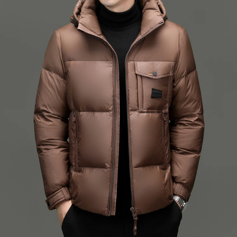 2024 new arrival winter jacket white duck down jackets men,mens thicken warm parkas winter down coat,hooded parkas men L-5XL