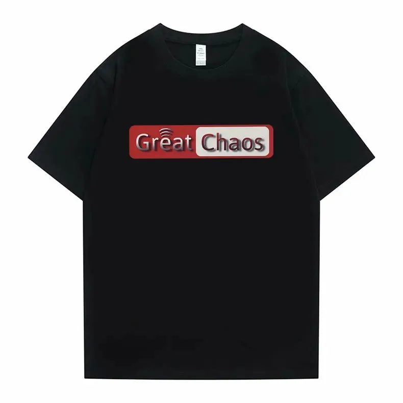 Rapper Ken Carson A Great Chaos Graphic Print T-shirt Playboi Carti T Shirt Men Hip Hop Oversized Tshirt Male 100_ Cotton Tees