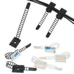 Adjustable Wiring Fixing Seat CL1 CL2 CL3 Adhesive Wire Clamp Fixing Wire Tie